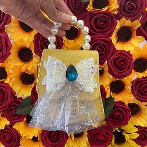 MINI YELLOW BOW PURSE